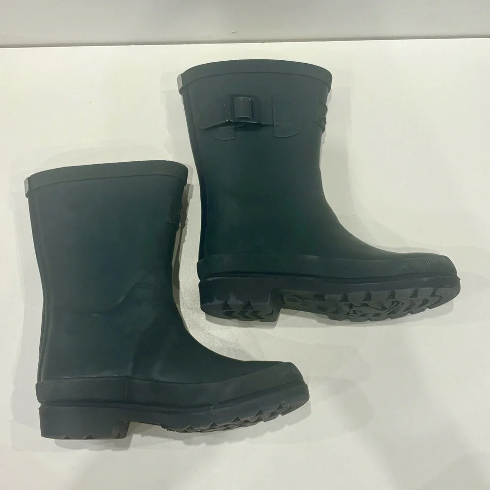 Joules Navy Blue Rain Boots with Buckle
